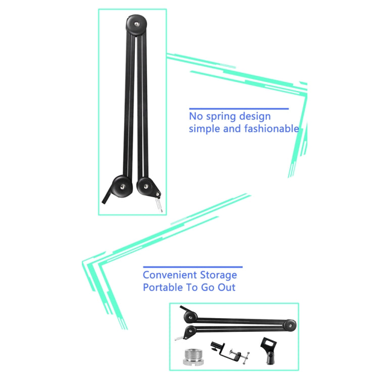 Microphone Desktop Cantilever Stent 360 Degree Rotating Bracket(GAZ-40 B)