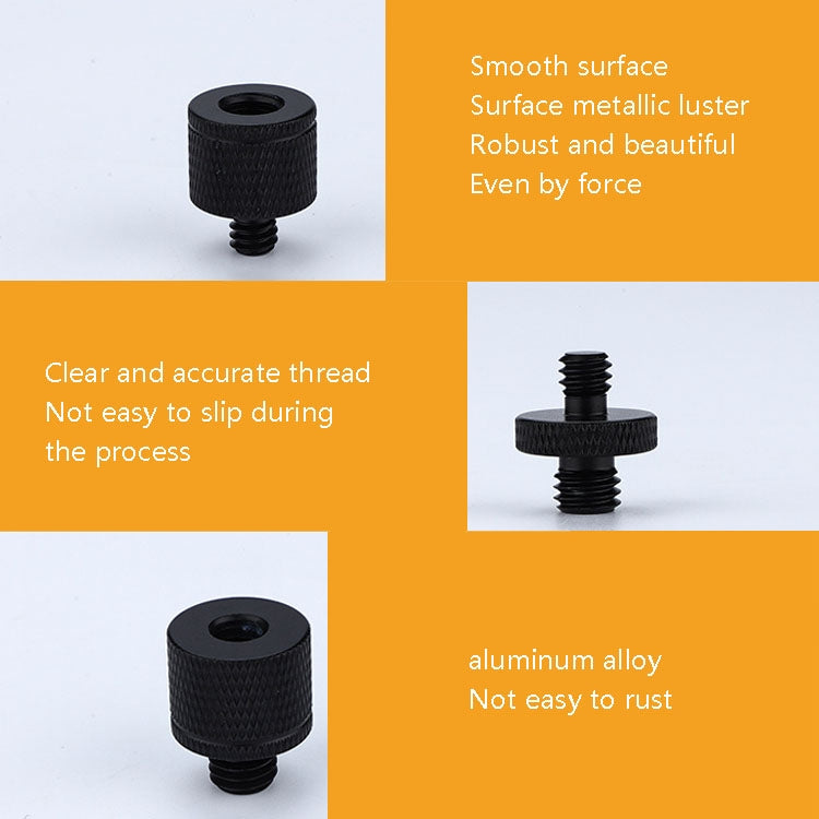 4 PCS Screw Adapter A24 1/4 Male to M4 Male Screw - by PMC Jewellery | Online Shopping South Africa | PMC Jewellery