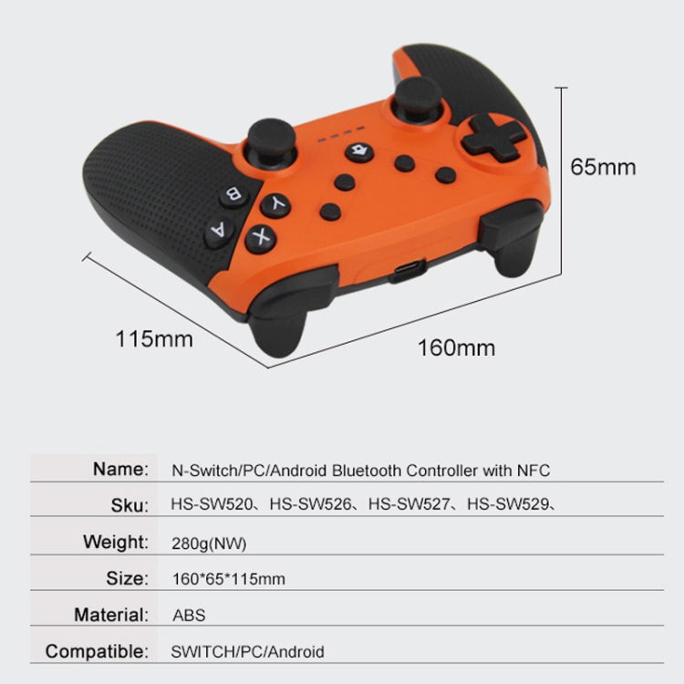 HS-SW520 3 In 1 Gamepad For Switch / PC / Android(Yellow) - Gamepads by PMC Jewellery | Online Shopping South Africa | PMC Jewellery | Buy Now Pay Later Mobicred