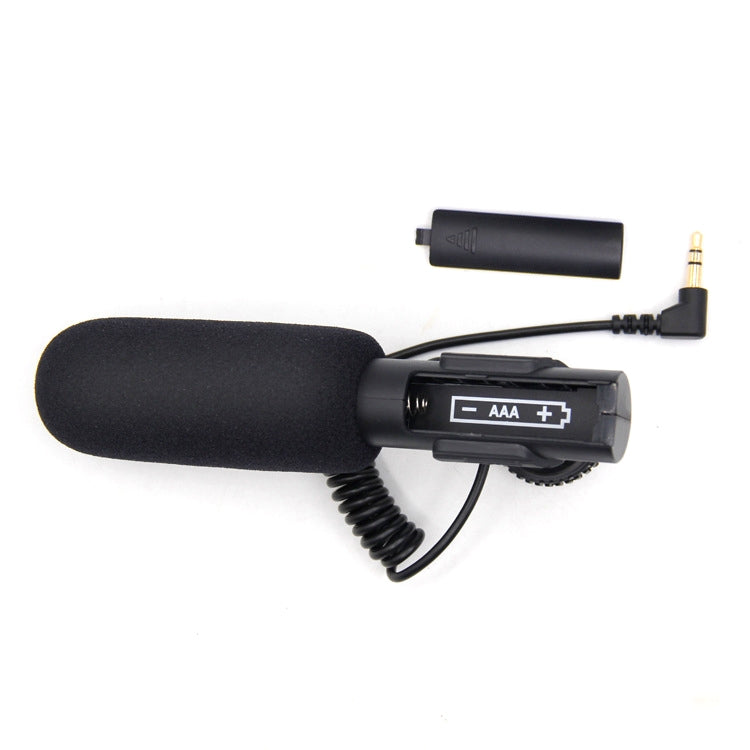MAMEN MIC-05 Micro SLR Camera Microphone(Black) - free shipping - PMC Jewellery - Order now!