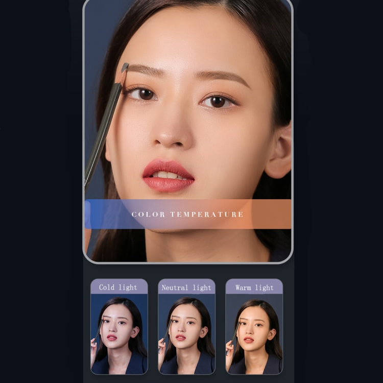CYKE One-Piece Live Invisible Bracket Beauty Filling Light(Black) - free shipping - PMC Jewellery - Order now!