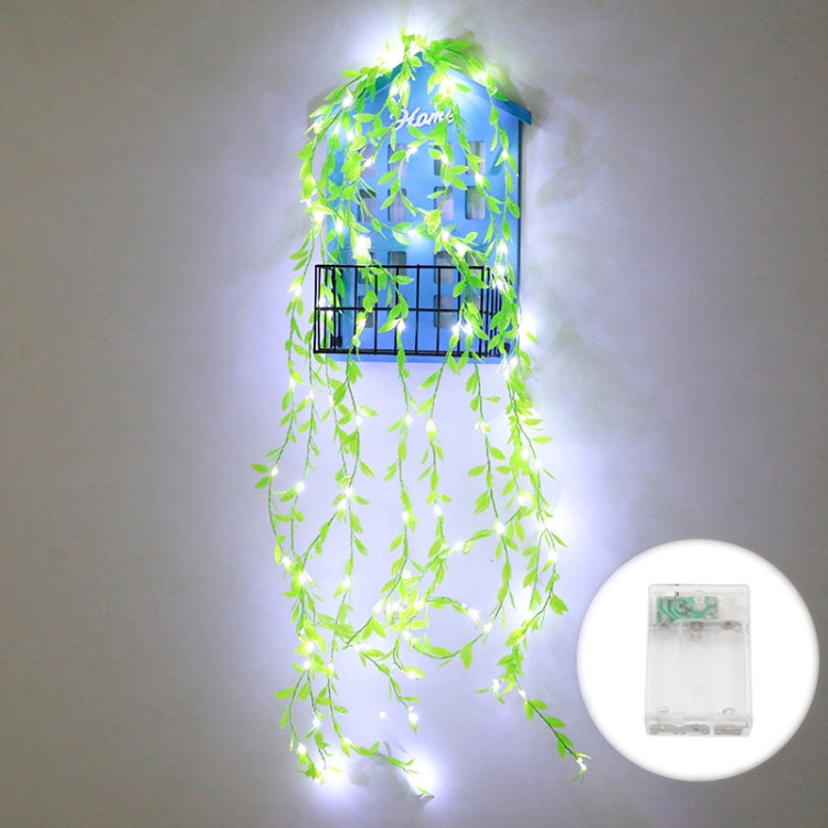 100 LEDs Simulation Planting Copper Wire Decorative Light, Spec: Battery Box(White Light)
