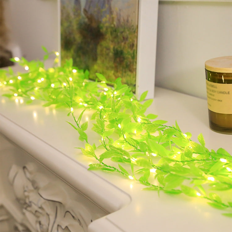 100 LEDs Simulation Planting Copper Wire Decorative Light, Spec: Battery Box + RC(Yellow Light)