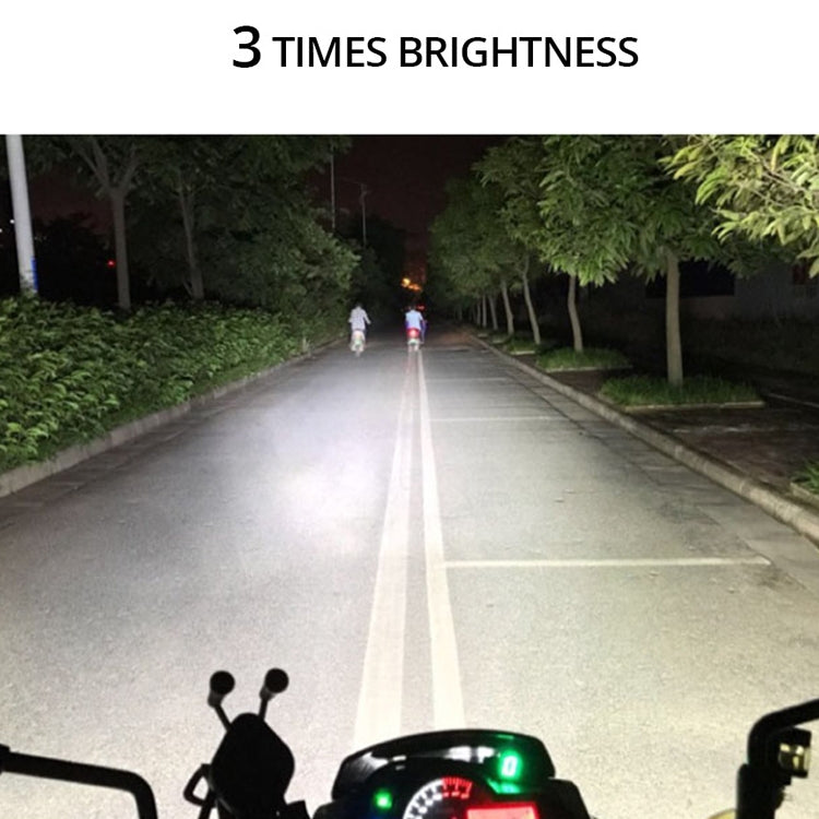 2 PCS MK-265 Motorcycle Character Shooting Light Auxiliary Day Running Light, Style: 12 LEDs