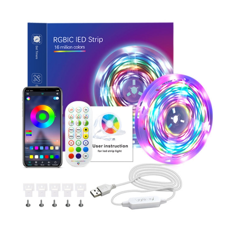 2.4G Remote Control LED Symphony Marquee Light Strip, Length: 7.5m 105 LEDs - Bare Board Light by PMC Jewellery | Online Shopping South Africa | PMC Jewellery | Buy Now Pay Later Mobicred