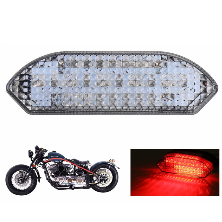 MK-285 Motorcycle LED Taillight Plate Light(Without Stand Red Cover) - Signal Lights by PMC TechLife | Online Shopping South Africa | PMC TechLife | Buy Now Pay Later Mobicred