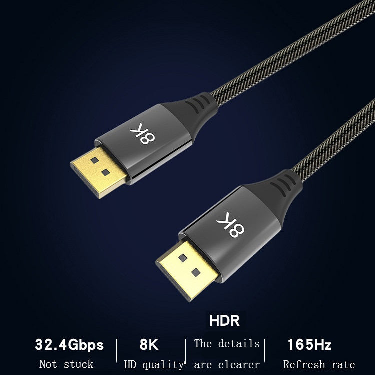 5m DP1.4 Version 8K DisplayPort Male to Male Computer Monitor HD Cable