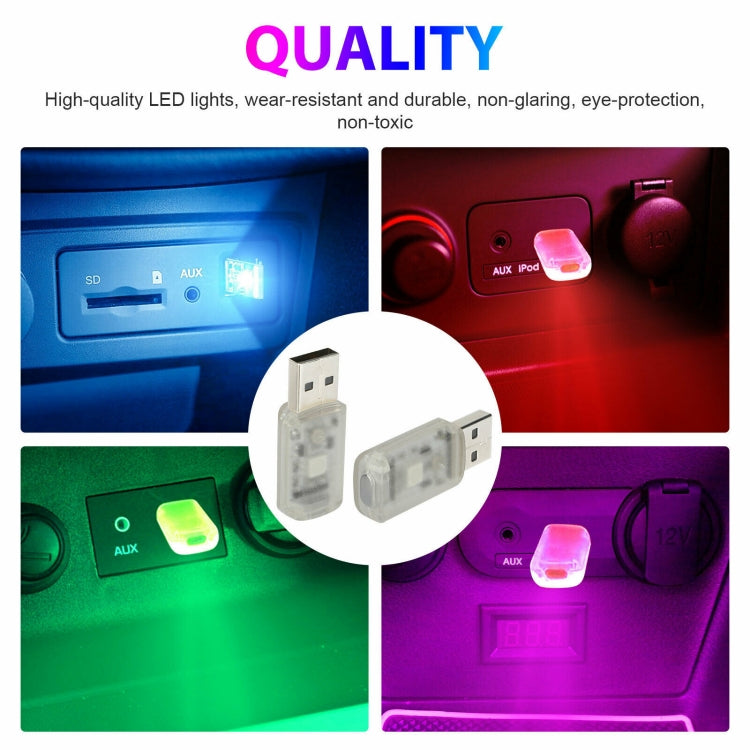 USB Car Internal Atmosphere Light(K6 Sound Control Single Lamp)