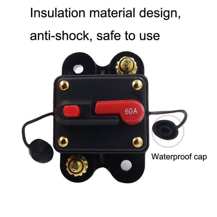 CB2 Car RV Yacht Audio Modification Automatic Circuit Breaker Switch, Specification: 40A