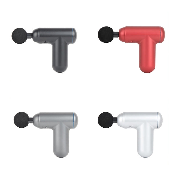J12A Mini Vibrating Massage Button Type Fascia Gun, Specification: Black