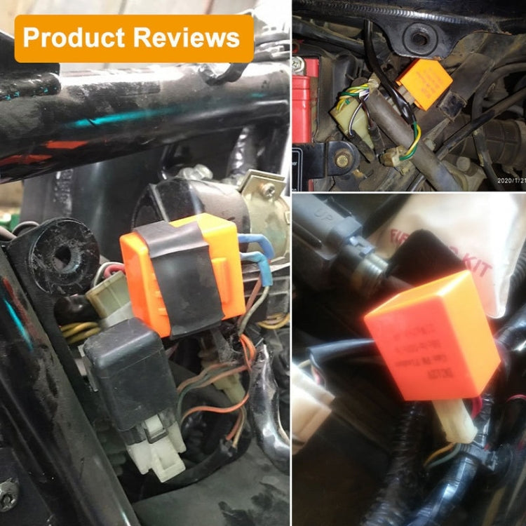 Motorcycle LED Turn Signal Relay(Fresh Orange) - Turn Signal by PMC TechLife | Online Shopping South Africa | PMC TechLife