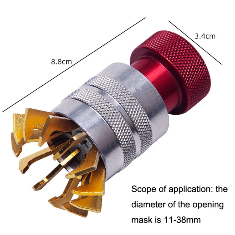 Bezel Opener Watch Gluer Acrylic Cover Watch Repair Tool(Red)