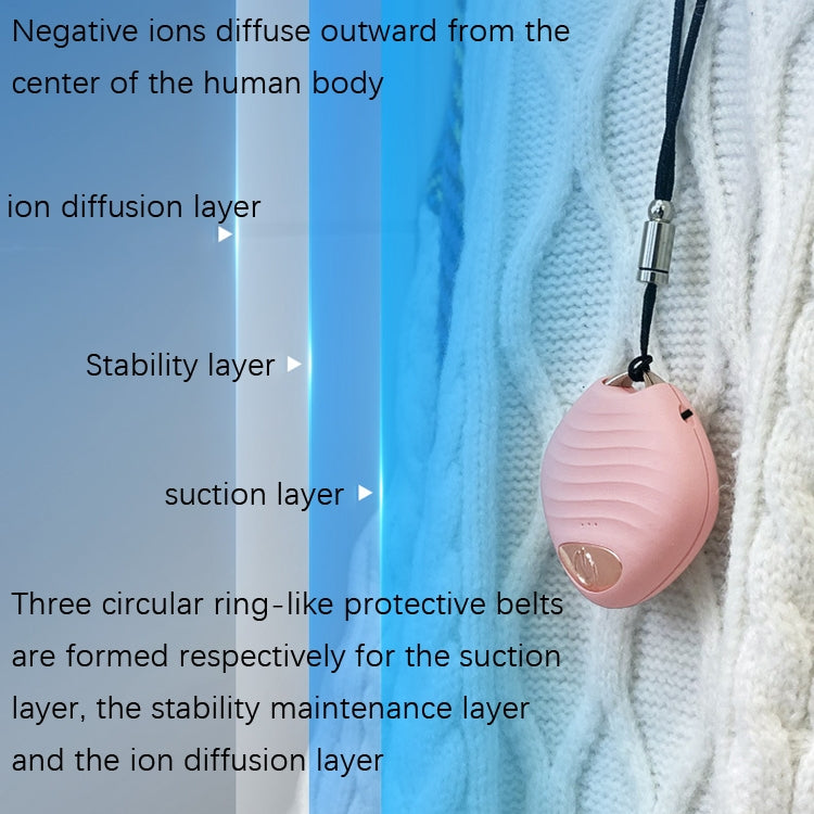 Neck Car Negative Ion Air Purifier(S02 Black)