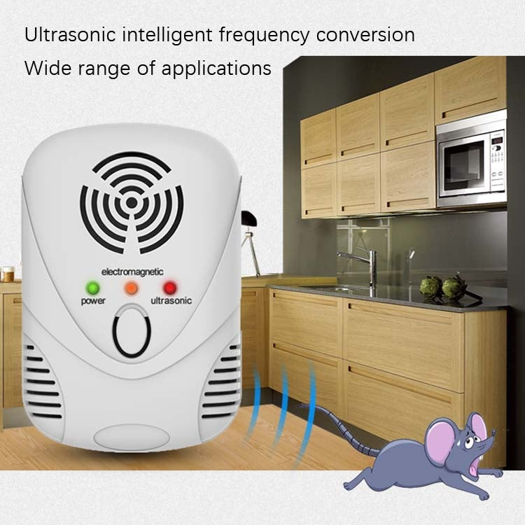 DC-9001 Household Electronic Mouse Repeller, Specification: UK Plug(White) - Repellents by PMC TechLife | Online Shopping South Africa | PMC TechLife | Buy Now Pay Later Mobicred