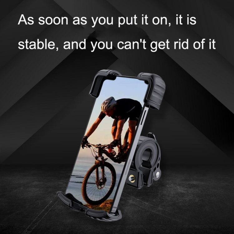 YYS-443-1 Bicycle Push Type Mobile Phone Navigation Bracket(Black) - Holders by PMC TechLife | Online Shopping South Africa | PMC TechLife | Buy Now Pay Later Mobicred