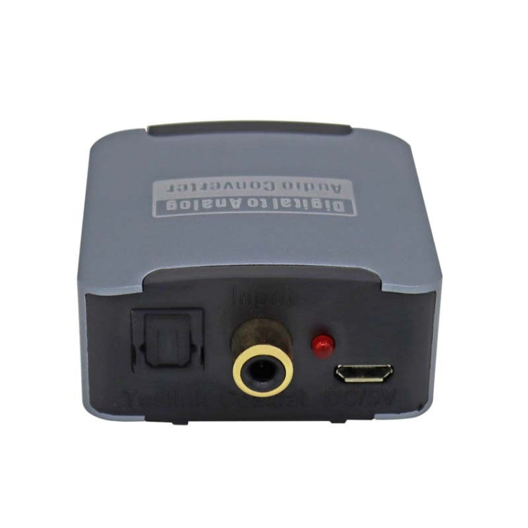 YQ-080 Digital Fiber Optic Coaxial Audio Converter, Interface: Host+USB Power Cable+Fiber Optic Cable+Coaxial Cable