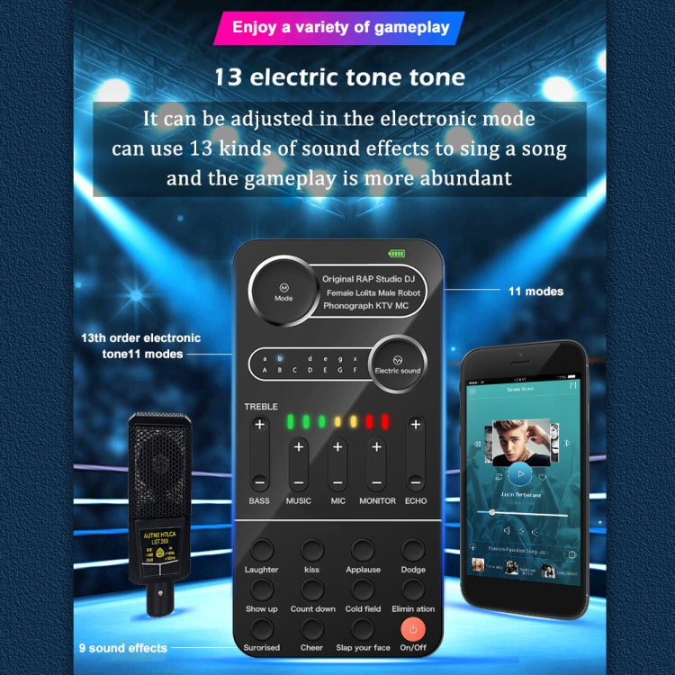 K9 Voice Changer Game Live Broadcast Mobile Computer Sound Card