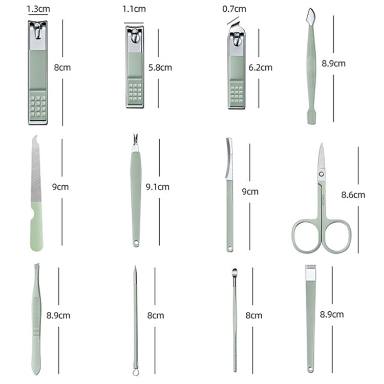 12 in 1 Purple Convenience Tools Cutting Nails