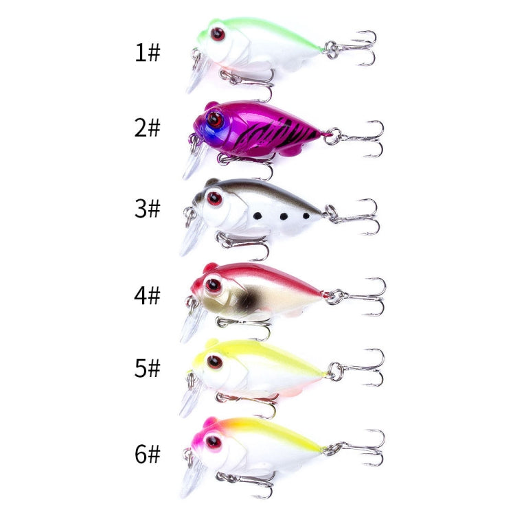 4 PCS HENGJIA CB051 4cm / 5.2g Small Fat Lure Bait(6) - Fishing Lures by HENGJIA | Online Shopping South Africa | PMC Jewellery | Buy Now Pay Later Mobicred