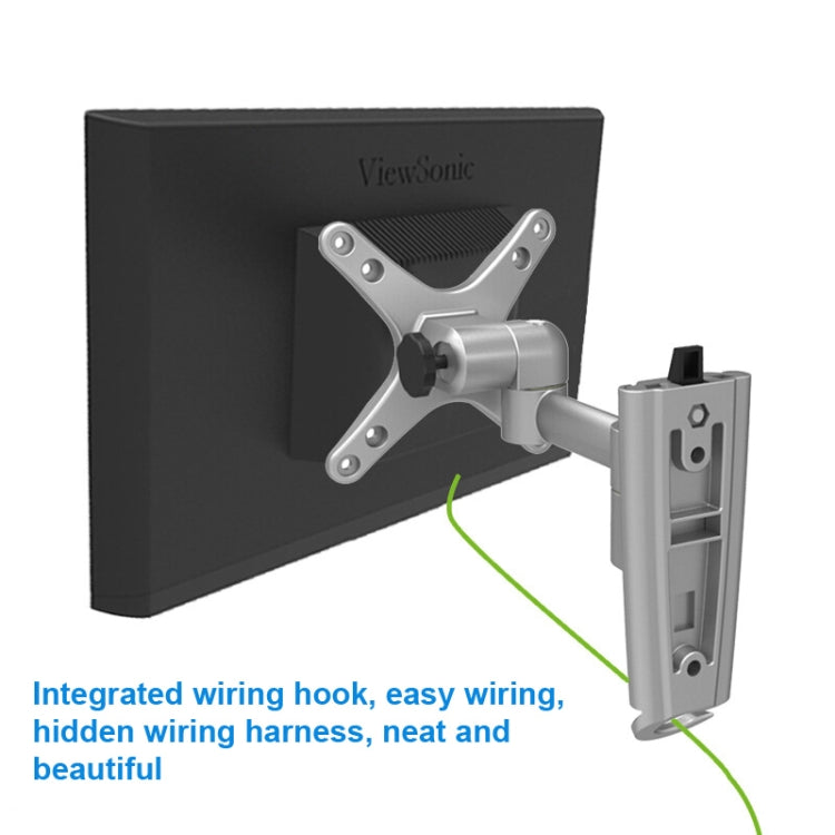Gibbon Mounts L03 Aluminum Alloy Quick Release Computer Monitor Wall Mount Bracket (Silver Gray)