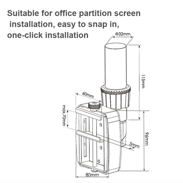 Gibbon Mounts Lifting and Rotating Computer Monitor Bracket Slide Rail Bracket,Model: FE110P