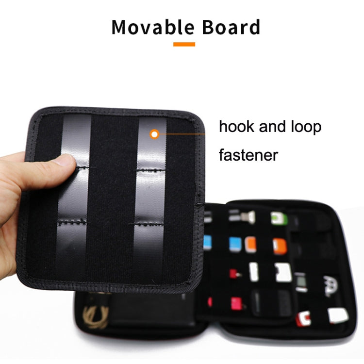 GHKJOK GH1322 Large Capacity U Disk SD Card Mobile Hard Disk Bag(Black)