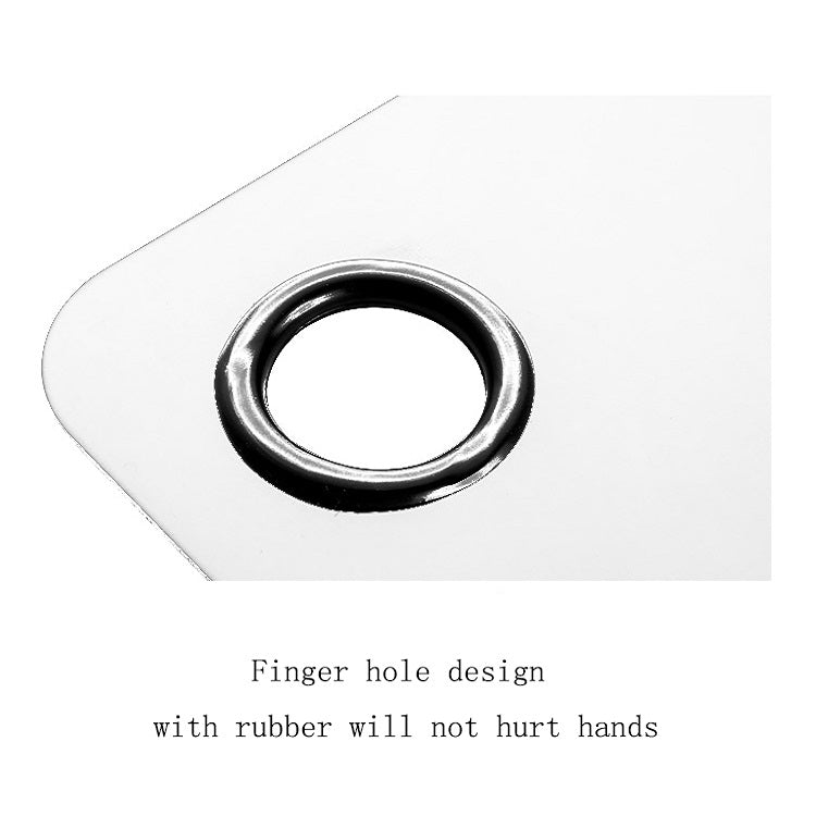 Stainless Steel Nail Makeup Palette With Toning Stick, Specification: Black Small