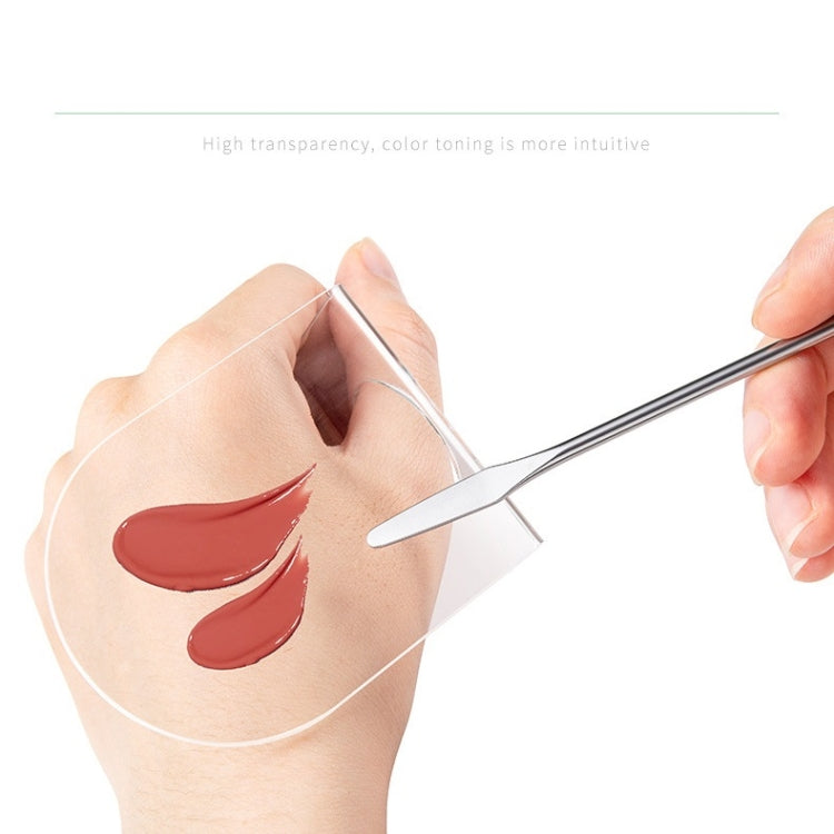 Acrylic Makeups Manicure Transparent Palette With Color Stick, Specification: Half-ring Plate+Stick
