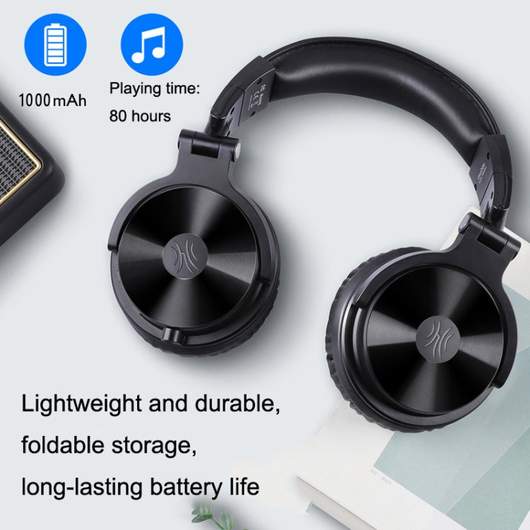 OneOdio PRO-C Bilateral Stereo Pluggable Over-Ear Wireless Bluetooth Monitor Headset(Black) - free shipping - PMC Jewellery - Order now!