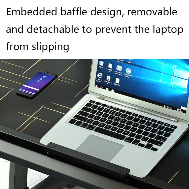 N6 Liftable and Foldable Bed Computer Desk, Style: Drawer+Shelf