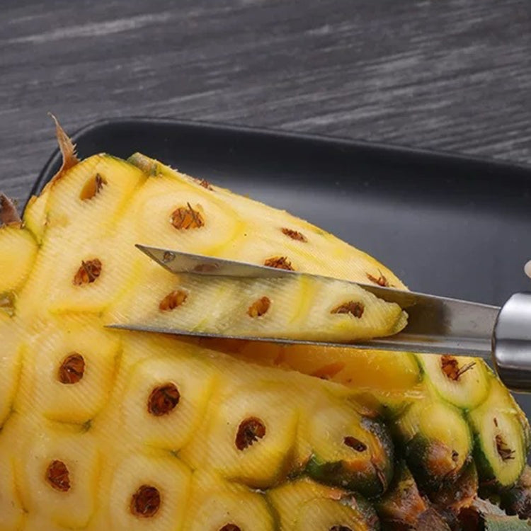 4 In 1 Stainless Steel Pineapple Knife Fruit Knife Sugar Cane Peeler - Cutter & Peeler by PMC Jewellery | Online Shopping South Africa | PMC Jewellery | Buy Now Pay Later Mobicred