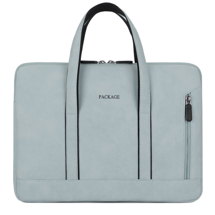 Q5 PU Water-resistant and Wear-resistant Laptop Liner Bag, Size: 15 / 15.4 / 15.6 inch(Light Blue)