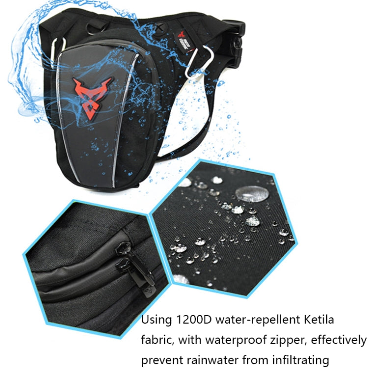 MOTOCENTRIC 11-MC-0105 Motorcycle Riding Leg Bag Waist Bag(Blue) - free shipping - PMC Jewellery - Order now!