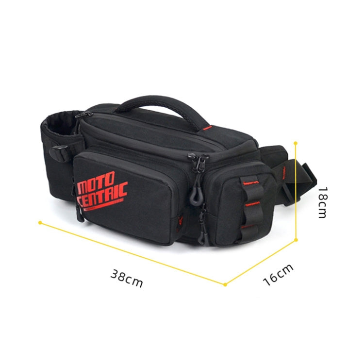 MOTOCENTRIC 11-MC-0112 Multifunctional Motorcycle Riding Messenger Waist Bag(Red)