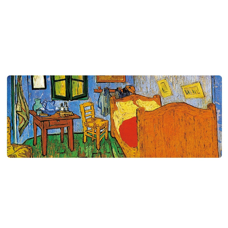 400x900x5mm Locked Am002 Large Oil Painting Desk Rubber Mouse Pad(Room)
