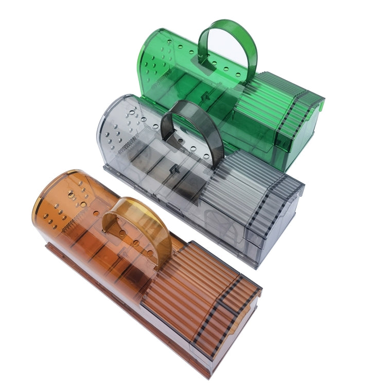 2 PCS Large Plastic Mousetrap Mouse Cage Pedal Trap(Green)