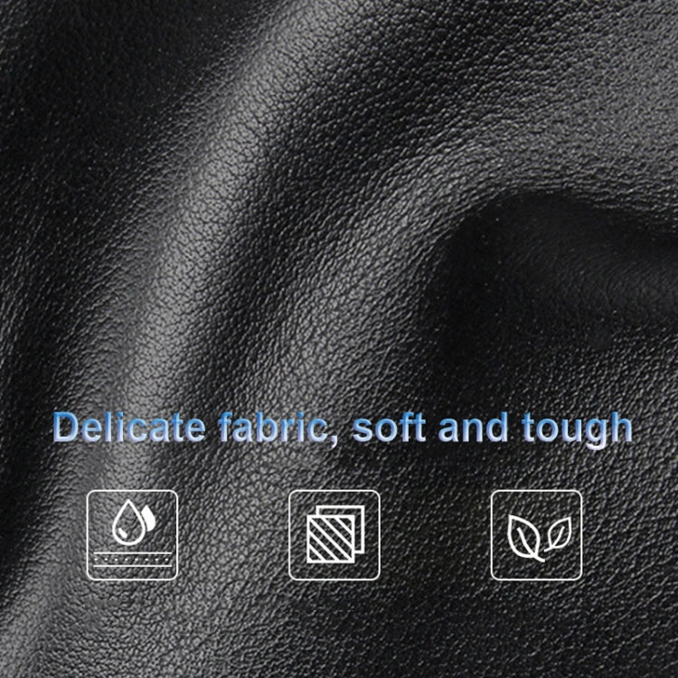 Casual Business Cowhide Leather Backpack Laptop Bag For Men(Black)