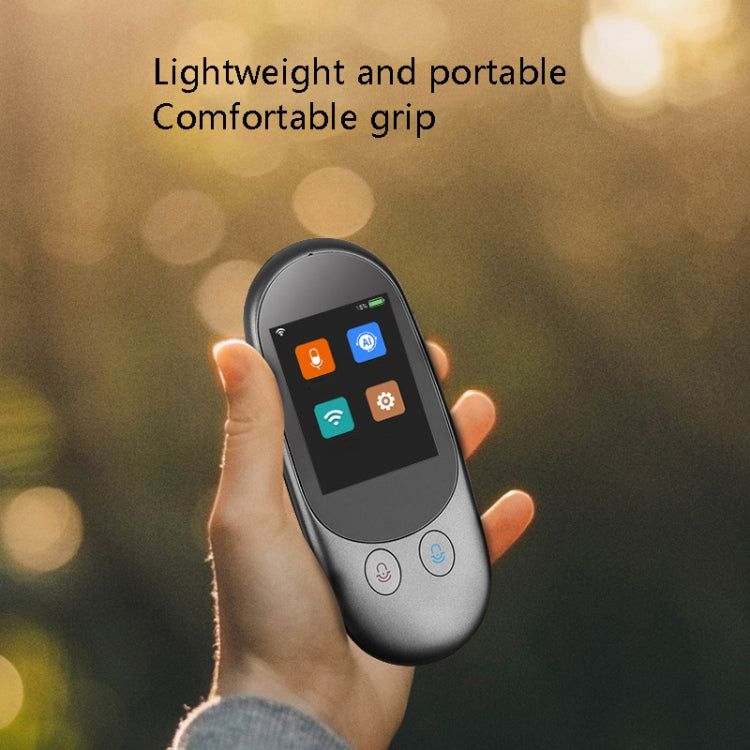 Travel Simultaneous Translator Scanning Recording Intelligent Voice Translator(Black) - by PMC TechLife | Online Shopping South Africa | PMC TechLife | Buy Now Pay Later Mobicred