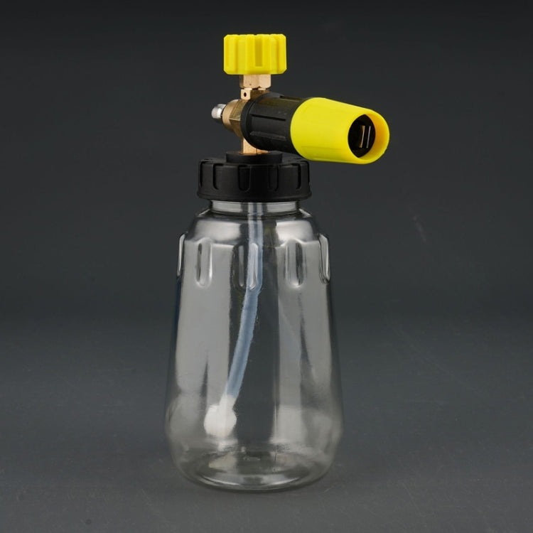High Pressure Cleaning Machine 1/4 Quick Plug-In Joint Transparent Foam PA Pot(Foam Pot+Joint)