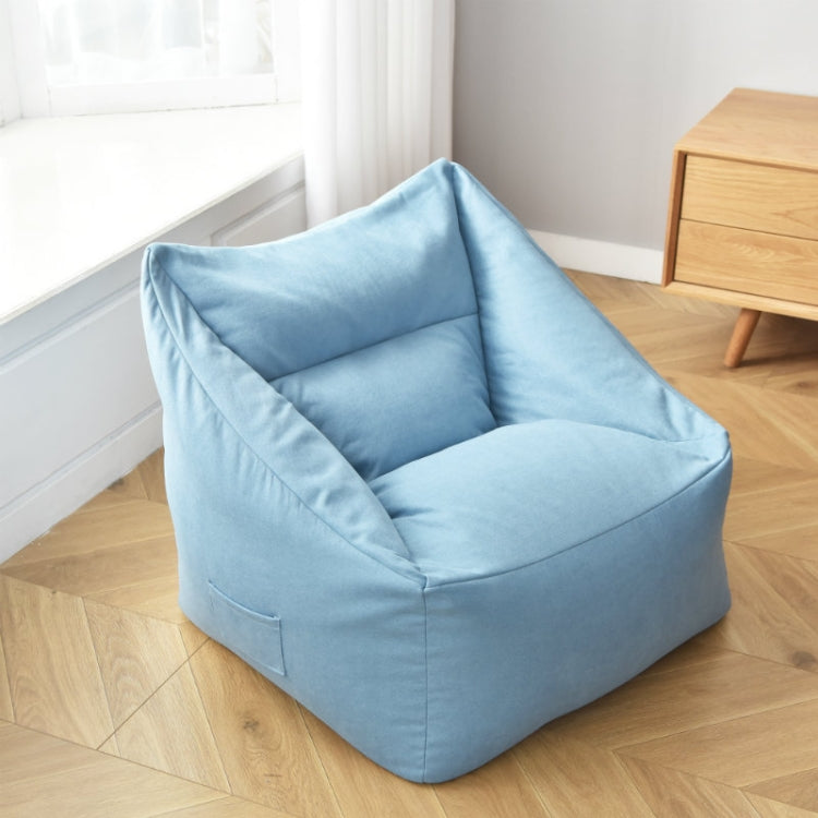 Loafers Sofa BagSkeletonless Coat, Unfilled, Specification: Chair Cloth Cover(Light Blue)