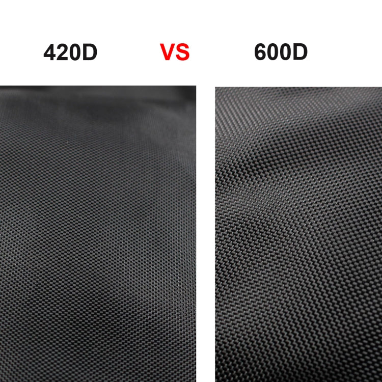 600D Water-resistant Cloth Double Zipper 8 Buckle Roof Bag Luggage Bag,Style: Only Roof Bag