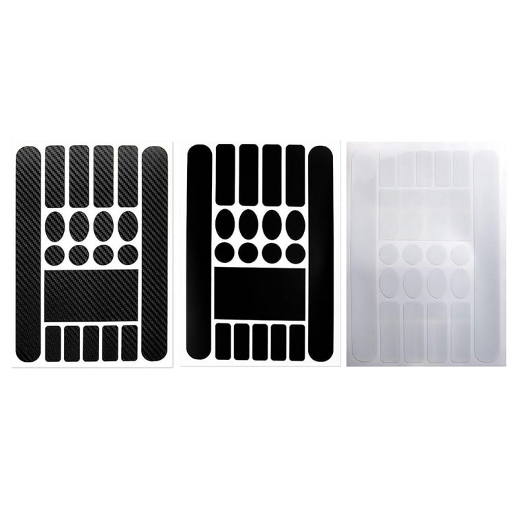 FMFXTR Bicycle Protection Chain Sticker Front Fork Protective Film, Color: Carbon Fiber