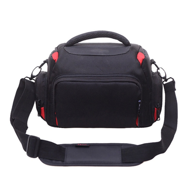 Byk-7895 SLR Camera Water-resistant Shoulder Diagonal Bag, Size: M: 30 x 17 x 22cm(Red)