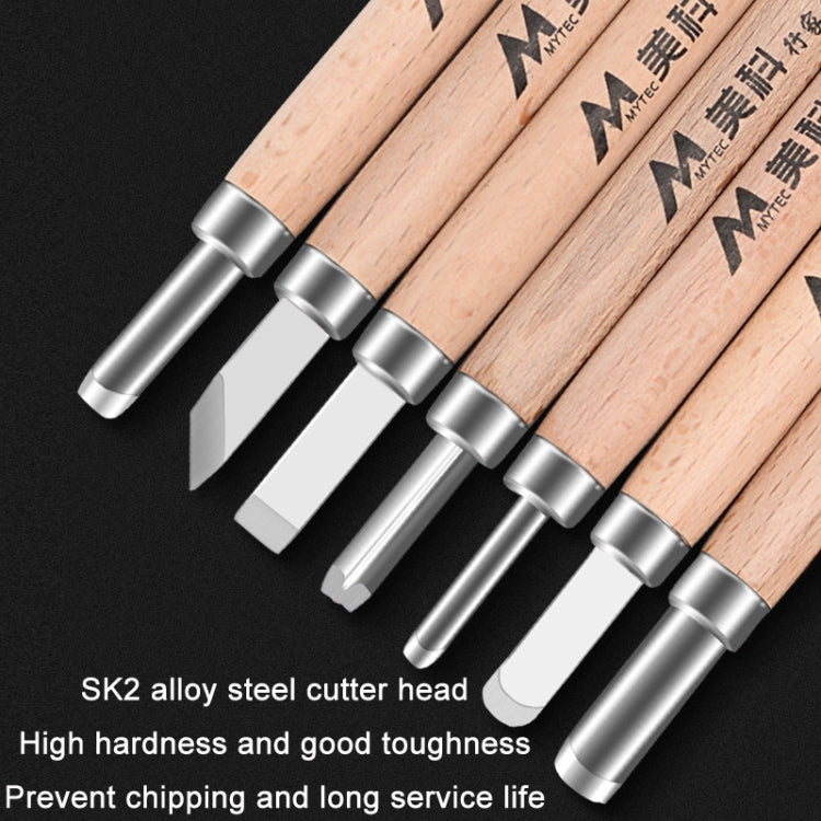8 PCS/Set MYTEC Multifunctional Woodworking Rubber Stamp Carving Tool Knife - Burin &Cutting Knife by MYTEC | Online Shopping South Africa | PMC Jewellery | Buy Now Pay Later Mobicred