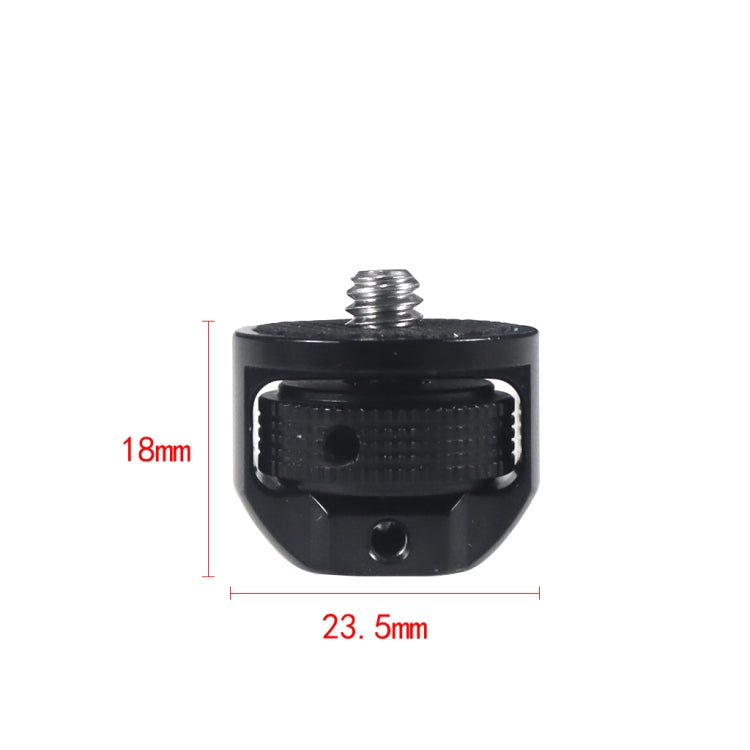 Camera Conversion Screw 1/4 Inch Adapter for DJI Pocket2 /Insta360 ONE X2(Black) - Screws by PMC Jewellery | Online Shopping South Africa | PMC Jewellery | Buy Now Pay Later Mobicred