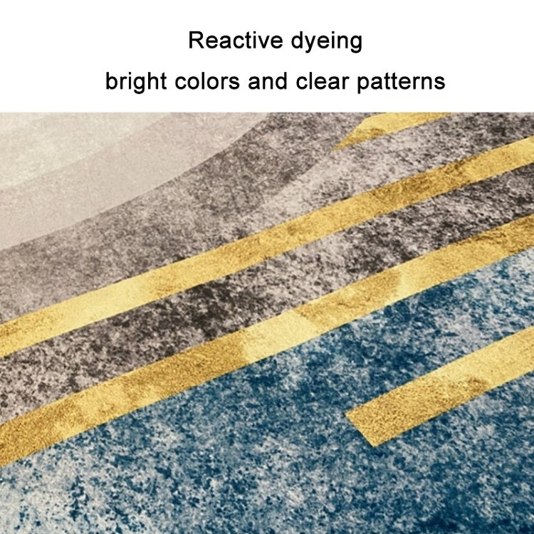 Modern Abstract Geometric Living Room Rug Coffee Table Cushion, Size: 50x80cm(14)