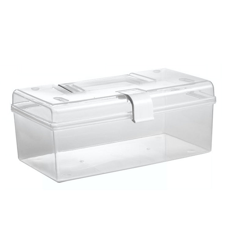 Portable Medicine Box Home Medicine Plastic Storage Box, Style: Long Large