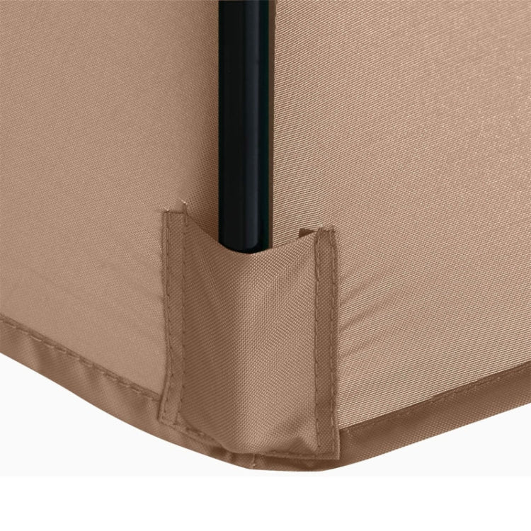 Polyester Parasol Replacement Cloth Round Garden Umbrella Cover, Size: Diameter 3m 6 Ribs(Khaki) - free shipping - PMC Jewellery - Order now!