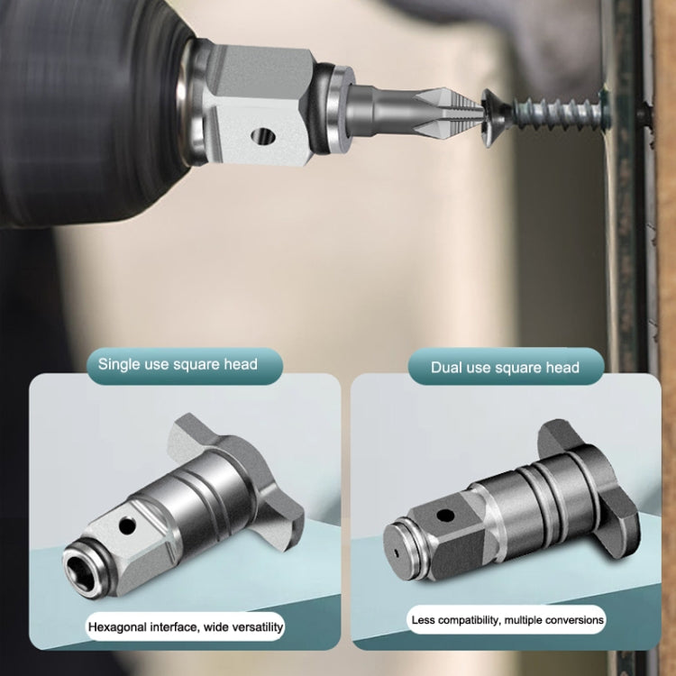 Square T -Shaft Electric Wrench Converter, Style: Dual Use