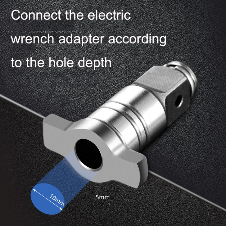 Square T -Shaft Electric Wrench Converter, Style: Dual Use